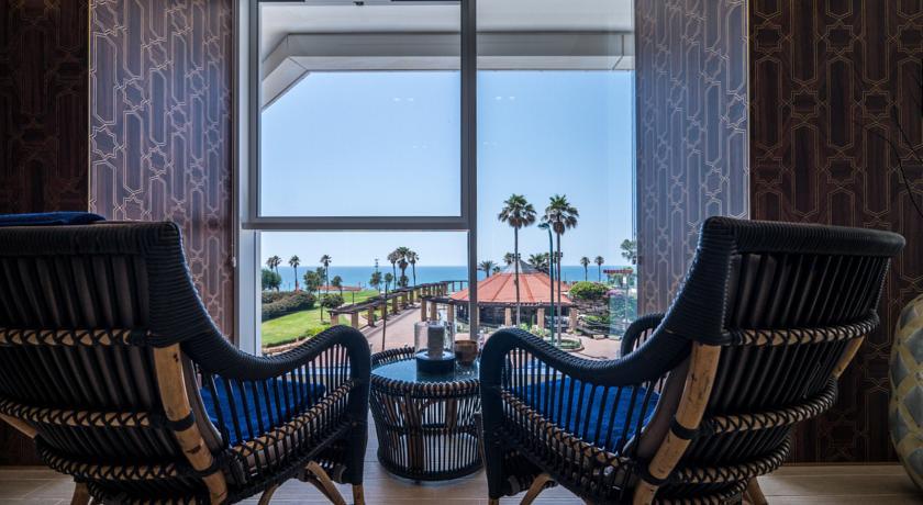 David Tower Hotel Netanya By Prima Hotels - 16 Years Plus Exteriör bild View from the lobby