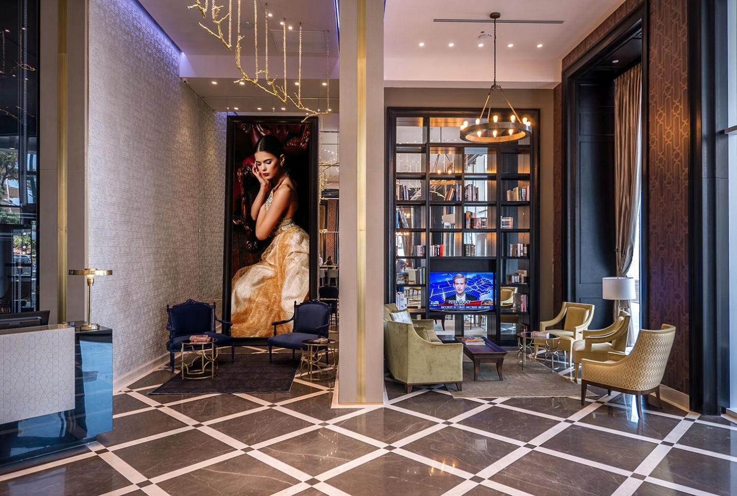 David Tower Hotel Netanya By Prima Hotels - 16 Years Plus Exteriör bild The lobby of the hotel