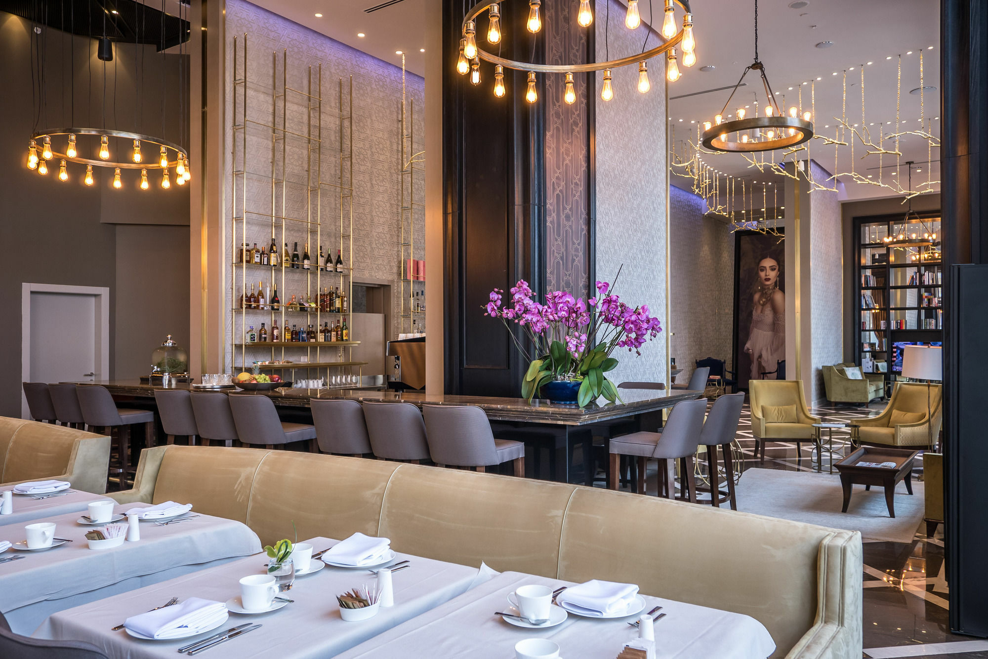 David Tower Hotel Netanya By Prima Hotels - 16 Years Plus Exteriör bild The interior of the restaurant